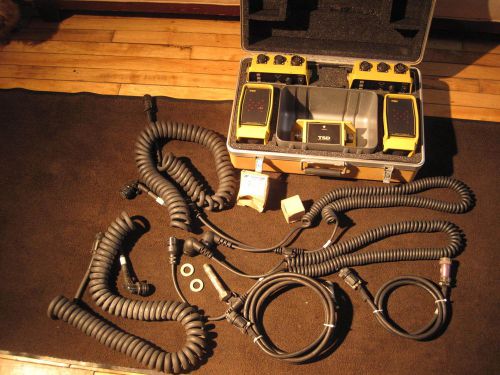 TSD/Topcon System Five Control Panels &amp; 2 Sonic Trackers II Slope Sensor CLEAN