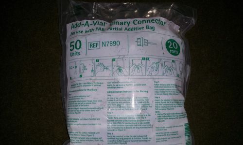 B.braun add-a-vial binary connector n7890 - 20mm - 50pcs for sale