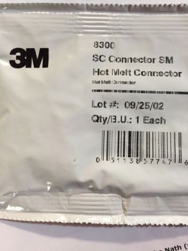 3M 8300YS SC SM HOT MELT CONNECTOR LOT OF 57