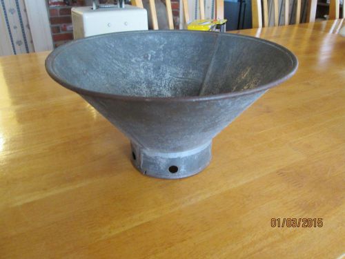 Antique milk can funnel strainer