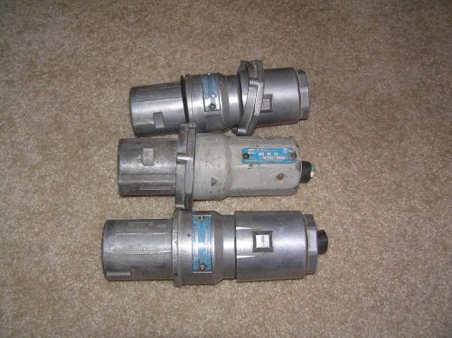 Crouse Hinds Arktite Plugs Hazardous Locations 4 Pole 60 Amps Welder