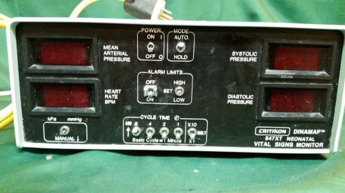 Critikon Dinamap NeoNatal Vital Sign Monitor 845XT