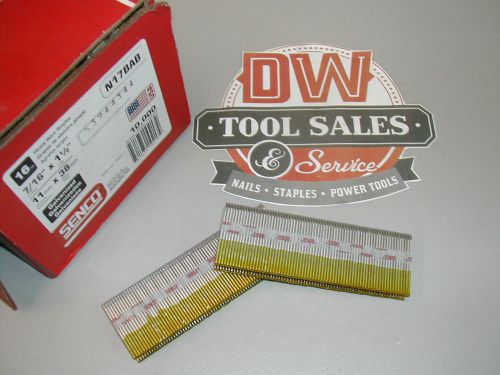 Senco N17BAB Staples 16 Gauge 1 1/2&#034; Length 7/16&#034; Crown (10,000) For Bostitch S5