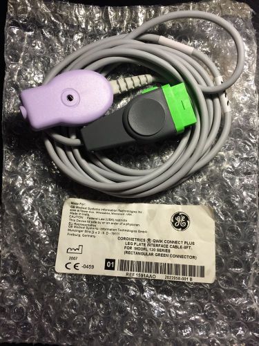 GE Corometrics QWIK Connect Plus Leg Plate Interface Cable for 120 Series