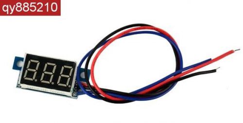 New 1pcs Blue LED Panel Meter Digital Voltmeter DC 0-30V B89