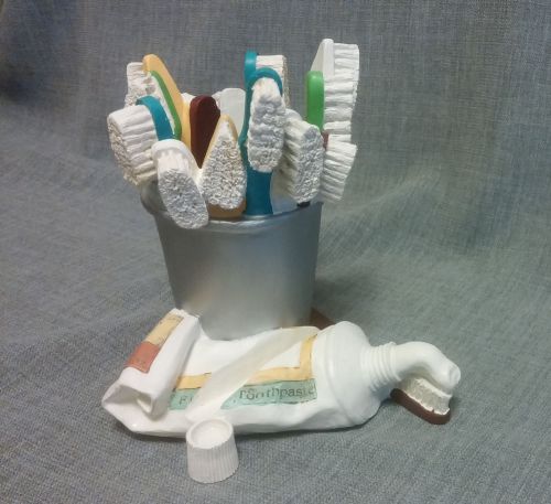 ~Great Business Card &amp; Pen Holder for Dentist Office/Orthodontist/Denture Clinic