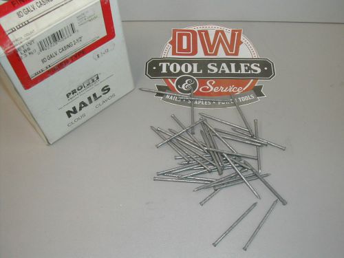 8d 2 1/2&#034; Casing Nails Hot Dip Galvanized (10LBS)