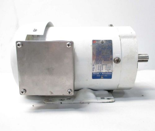 NEW WESTINGHOUSE AEGECW TECO WASHDOWN 1HP 230/460V-AC 143TC MOTOR D417388