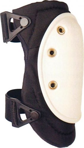 ALTA 50403 SUPER PRO WHITE CAP KNEE PAD w/ BUCKLE - PAIR