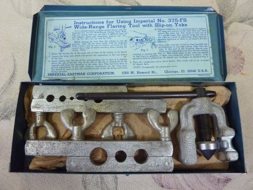 Imperial Tubing Tool Kit No 375-FS Wide-Range Flaring Tool with Slip-on Yoke