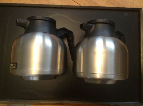 Vaculator 1.9 Liter Stainless Steel Coffee Carafe 111445 EUC Lot of 2