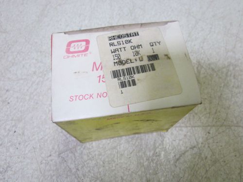 OHMITE RLS10K 10K OHMS 150W MODEL L RHEOSTAT *NEW IN A BOX*