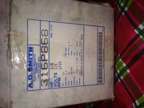 Ao smith motor 316p868 for sale