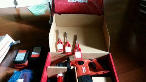 Hilti te4-a18 cpc hammer drill, 2 batt, 3 bit, charger, case brand new for sale