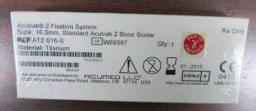 Acumed LLC AT2-S16-S Standard Acutrak 2  Screw