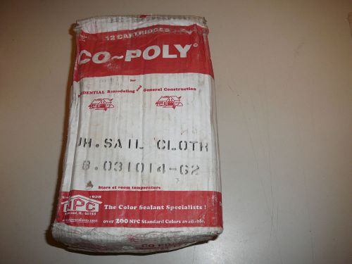 CASE OF 12 NPC CO-POLY SAIL CLOTH