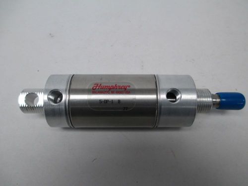 NEW HUMPHREY 5-DP-1 B 1IN STROKE 1-1/2IN BORE PNEUMATIC CYLINDER D281384