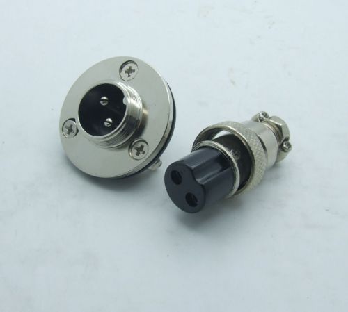 Aviation plug disc flange assembles df-16 2pin xlr radio 16mm panel installation for sale