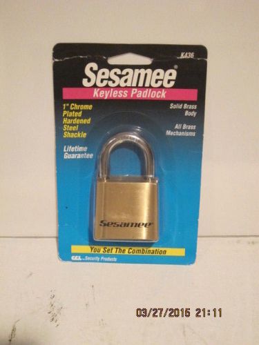 CCL, SESAME, K436, Resettable Combination Padlock 1&#034; Shackle, FREE SHIP NISP!!!