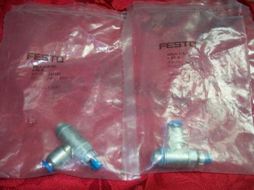 LOT2-FESTO-GRLA-1/8-QS-6-RS-D FLOW CONTROL