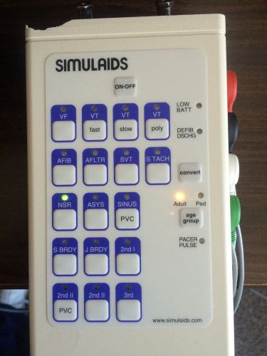 Simulaids Ecg Simulator Rhythm Ekg Generator