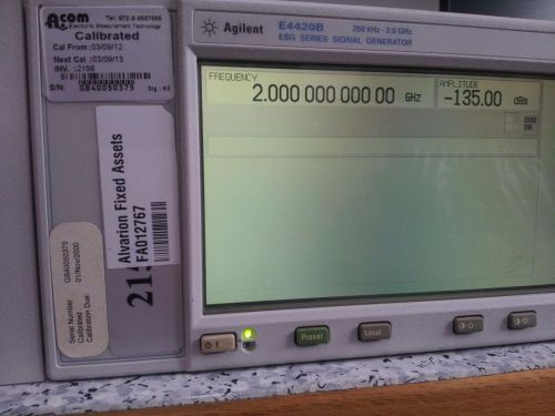 Agilent E4420B ESG Series Signal Generator 250kHz-2GHz