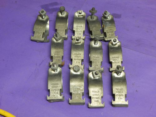 Lot of 13 Powerstrut PS1300-1-1/2 Conduit Strap PS130011/2