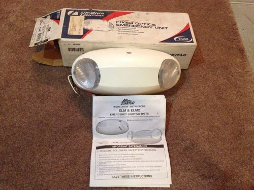 Lithonia Lighting Quantum Series Elm Fixed Optics Emergency Lighting Unit