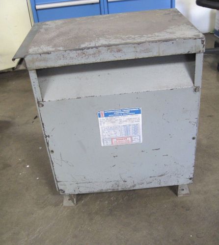 INTERNATIONAL 15 KVA 3-PHASE TRANSFORMER - THREE PHASE