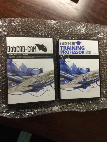 Bobcad V.27 CAD/Cam Software With A Full Set Of Instructional Videos