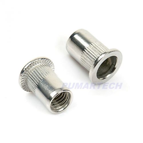 M5 m6 m8 a2 stainless steel rivet metric nut rivnut insert nutsert for sale