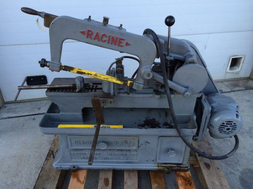 Racine Power Hacksaw Like Bandsaw 6&#034;x10&#034;  Chip Pans 230v 3 Ph