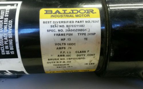 BALDOR MOTOR B0703211482