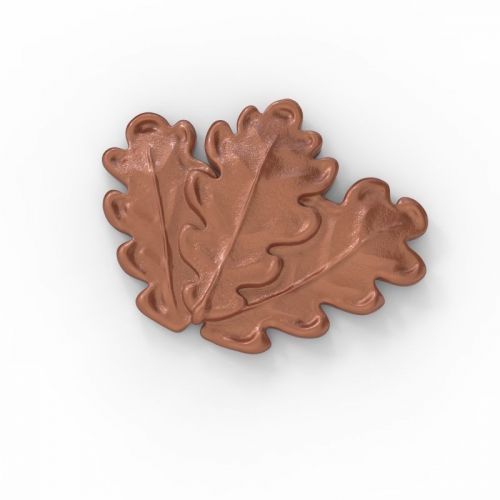 3d Relief Model STL for Router oak leaves