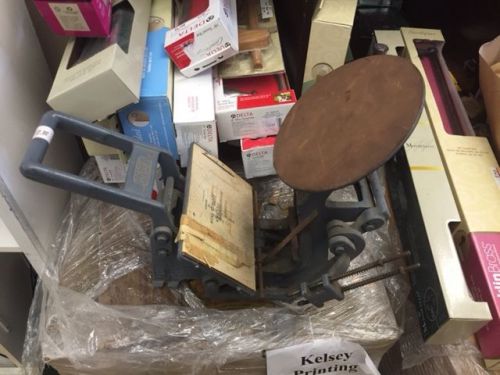 Kelsey printing press set for sale