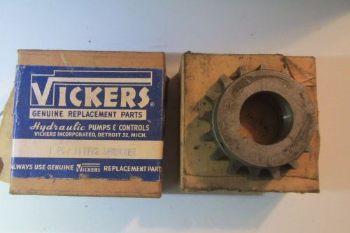 Vickers Hydraulic Pumps &amp; Controls Part 117772 Sprocket NOS NIP