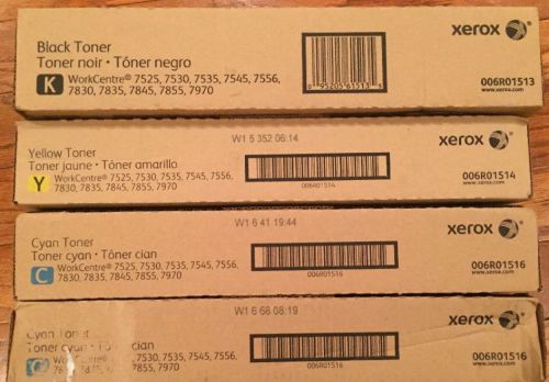 Xerox 006R01513 Black, 006R01514 Yellow, &amp; 2 - 006R01516 Cyan