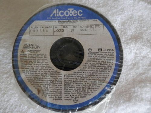 AlcoTec ER5356 0.035&#034; (0.9mm) Aluminum MIG Welding Wire  1-Lb 4&#034; Spool