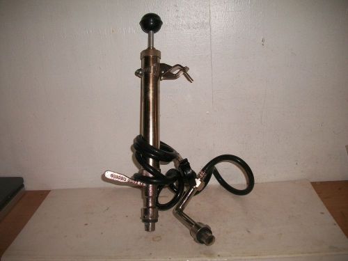 Golden Gate Beer Keg Tap Pump For 2 hole Kegs Root beer Fittings Looks New