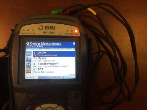 JDSU HST-3000 w/ VDSL-CX/WB2  VDSL Bonded Copper HST3000 SIM