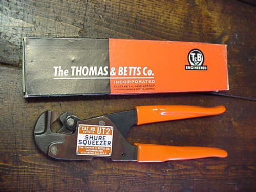 Thomas &amp; betts [t&amp;b] cat# ut2 utility fixed die crimp tool for sale