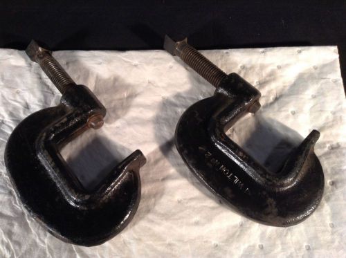 (2) Wilton #2 C-Clamp, 2 In, 875 lb