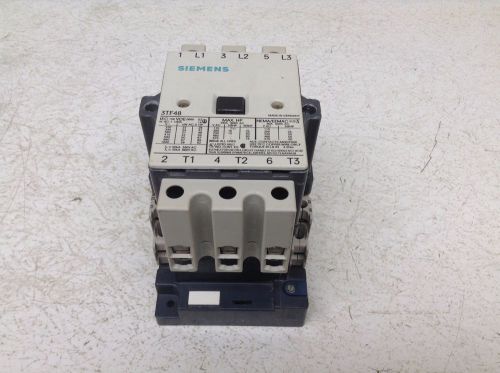 Siemens 3tf48 starter contactor 92/110 vac coil 100 amp size 3 for sale