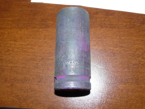 Genius impact deep socket  669532 1&#034; deep impact socket 90mml 3/4&#034; drive cr-mo for sale