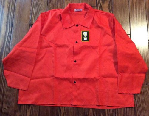 Tillman 6230D Welding Jacket 30&#034; 9 oz. High-Visibility Orange FR Cotton 4X-Large