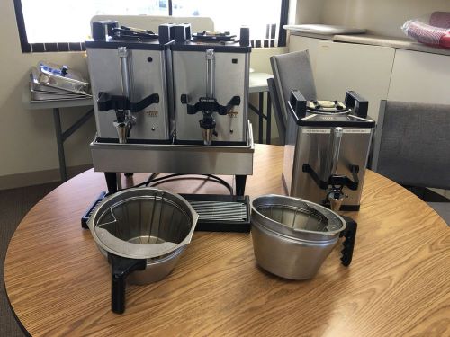 Bunn SH Servers (3) With 1 Bun 2SH Stand, 2 Filter Holders, Starbucks Equip GUC