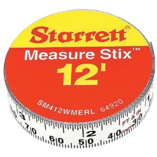 STARRETT 64920 1/2&#034;X12&#034;STEELADHESIVE TAPE