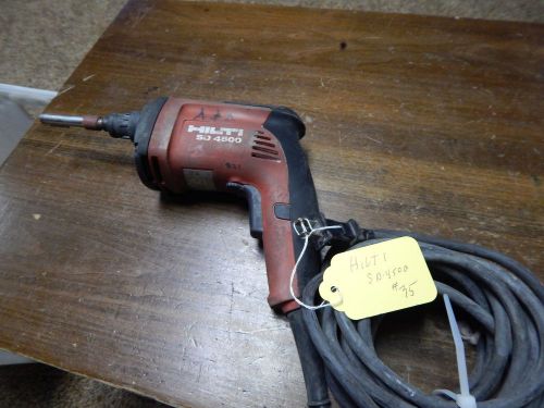 &#034;HILTI&#034; # SD-4500 Corded Screwdriver Unit # 35