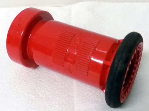 VINTAGE U.F.S. MODEL 1575 1.5&#034; PLASTIC ADJUSTABLE FIRE HOSE NOZZLE ASSEMBLY I575