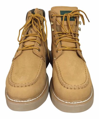 Mountain High Mens 6020MT Moc Toe Work Boot, Tan, 10.5 US